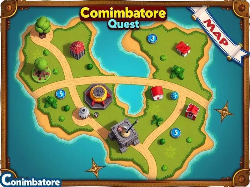 Map of Coimbatore Adventure Quest Open World Coimbatore Adventure Quest Game Map